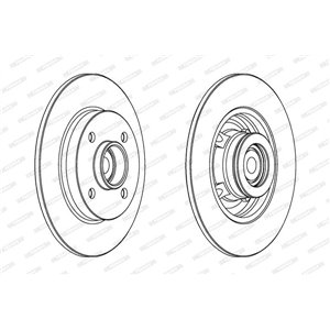 DDF1561-1  Piduriketta laager FERODO 