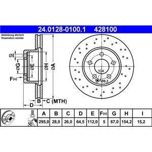 24.0128-0100.1 Тормозной диск ATE - Top1autovaruosad