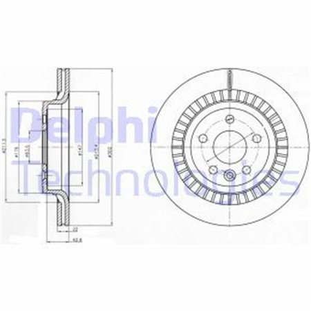 BG4270 Jarrulevy DELPHI