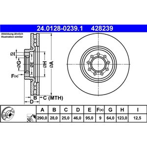 24.0128-0239.1 Тормозной диск ATE - Top1autovaruosad