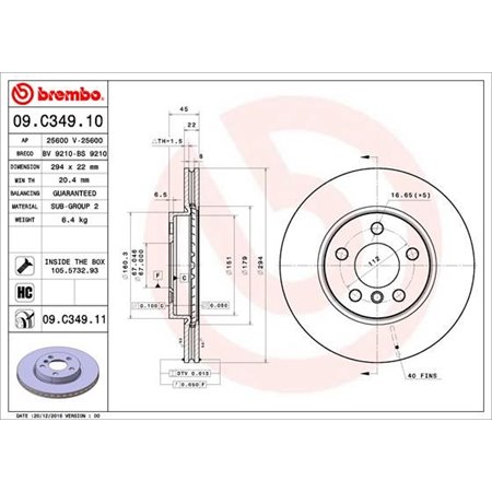 09.C349.11 Piduriketas BREMBO