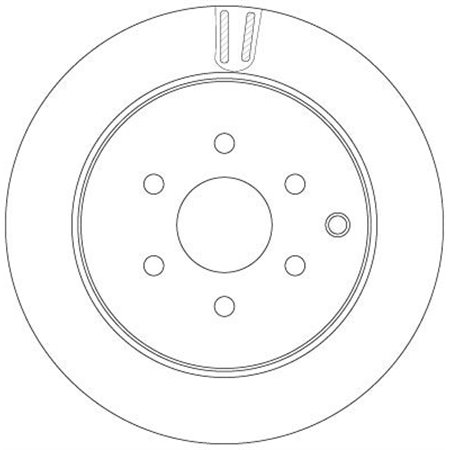 DF6289 Тормозной диск TRW