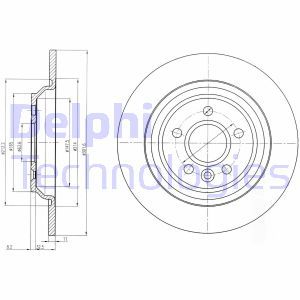 BG4239C Brake Disc DELPHI - Top1autovaruosad