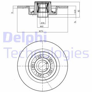 BG9026RS  Piduriketta laager DELPHI 