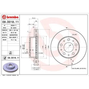 09.D018.11  Piduriketas BREMBO 