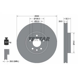 92196905  Piduriketas TEXTAR 