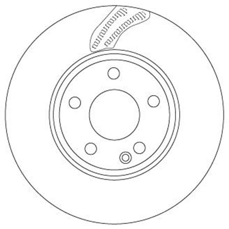 DF6591 Brake Disc TRW