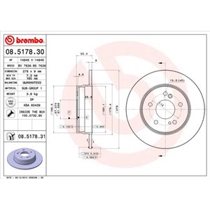 08.5178.31  Piduriketas BREMBO 