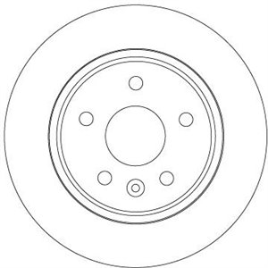 DF6846 Brake Disc TRW - Top1autovaruosad