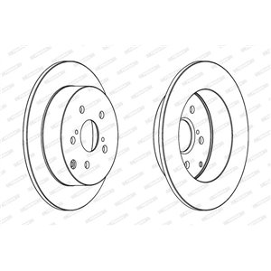 DDF1419C Тормозной диск FERODO     