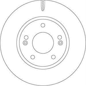 DF6936 Brake Disc TRW - Top1autovaruosad