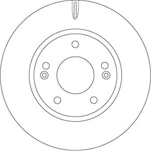 DF6936 Тормозной диск TRW - Top1autovaruosad