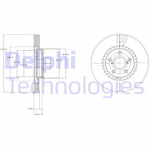 BG9074 Brake Disc DELPHI - Top1autovaruosad