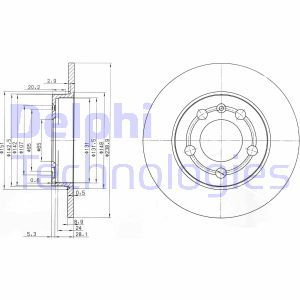 BG3738 Jarrulevy DELPHI - Top1autovaruosad