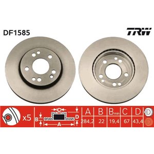 DF1585  Piduriketas TRW 