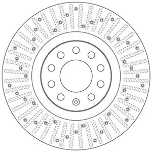 DF6189S Brake Disc TRW - Top1autovaruosad