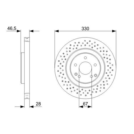 0 986 479 C76 Brake Disc BOSCH