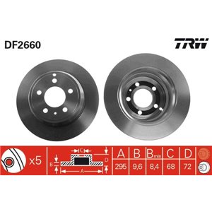 DF2660 Jarrulevy TRW - Top1autovaruosad