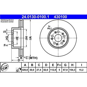 24.0130-0100.1 Тормозной диск ATE - Top1autovaruosad