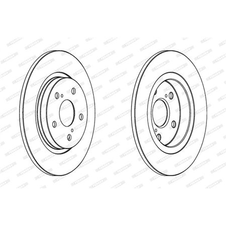 DDF1755 Brake Disc FERODO