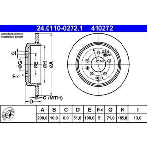 24.0110-0272.1 Bromsskiva ATE - Top1autovaruosad