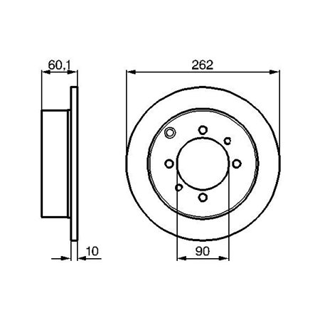 0 986 478 655 Brake Disc BOSCH