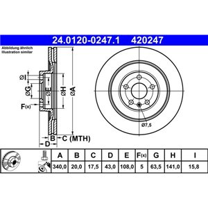 24.0120-0247.1 Тормозной диск ATE - Top1autovaruosad