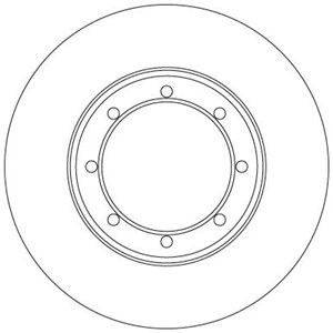 DF6372 Brake Disc TRW - Top1autovaruosad