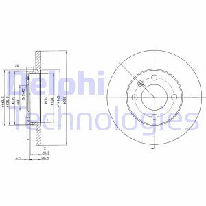 BG2116  Piduriketas DELPHI 