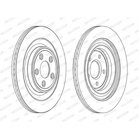 DDF1703C Brake Disc FERODO