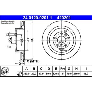 24.0120-0201.1 Тормозной диск ATE - Top1autovaruosad