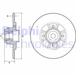 BG9114RS Piduriketas DELPHI - Top1autovaruosad