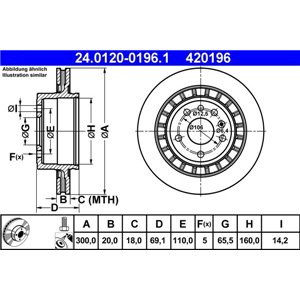 24.0120-0196.1 Тормозной диск ATE - Top1autovaruosad
