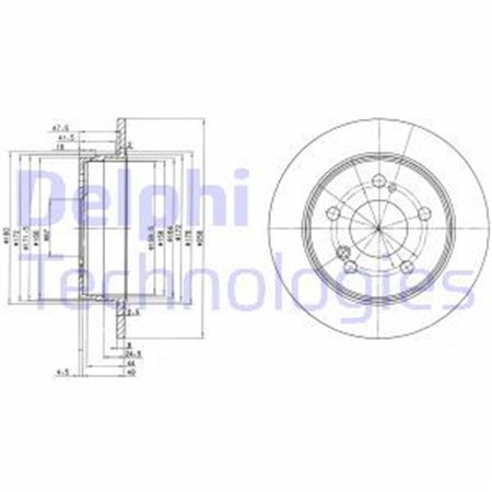 BG2291 Jarrulevy DELPHI