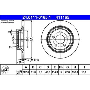 24.0111-0165.1 Тормозной диск ATE - Top1autovaruosad