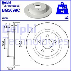 BG5099C Тормозной диск DELPHI - Top1autovaruosad