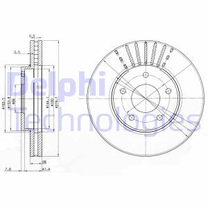 BG3816  Piduriketas DELPHI 