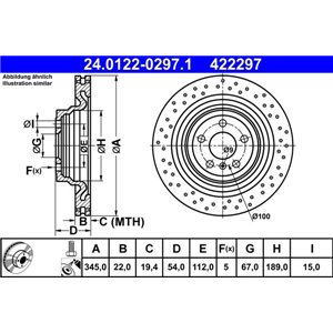 24.0122-0297.1 Тормозной диск ATE - Top1autovaruosad