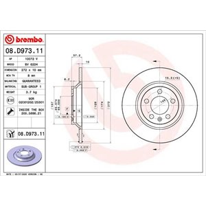 08.D973.11  Piduriketas BREMBO 