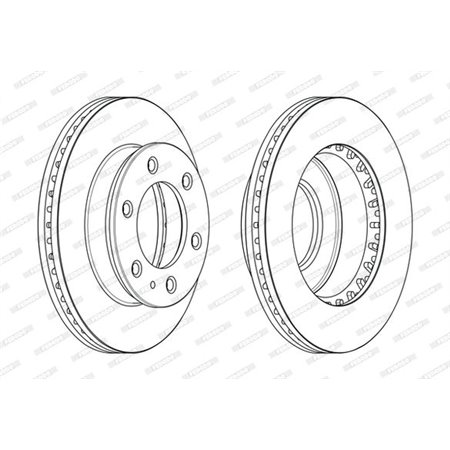 DDF2459C Piduriketas FERODO