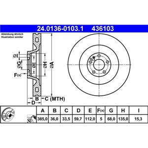 24.0136-0103.1 Bromsskiva ATE - Top1autovaruosad