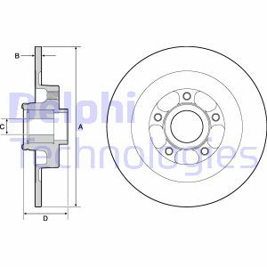 BG9138RS  Piduriketta laager DELPHI 