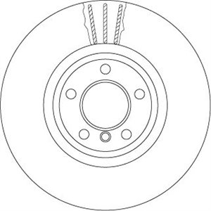 DF6615S  Two piece brake disc TRW 