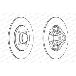 DDF1517-1  Piduriketta laager FERODO 