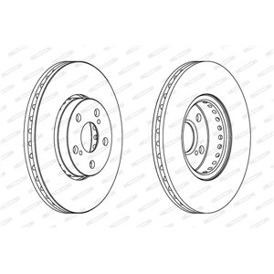 DDF1575C  Piduriketas FERODO 