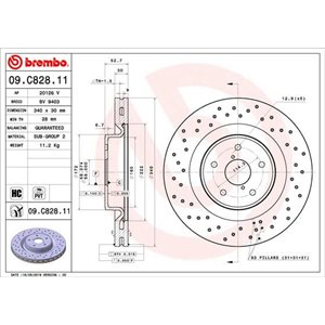 09.C828.11  Piduriketas BREMBO 