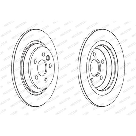 DDF1720C Brake Disc FERODO