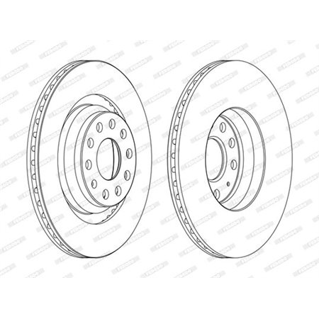 DDF1503C Piduriketas FERODO