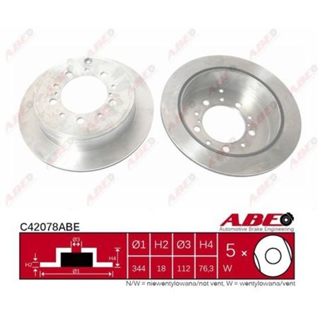C42078ABE Brake Disc ABE