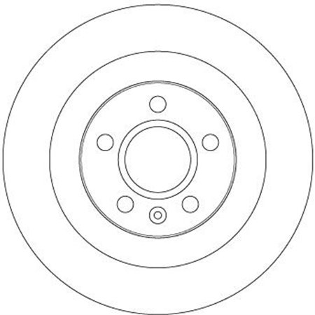 DF6970 Brake Disc TRW